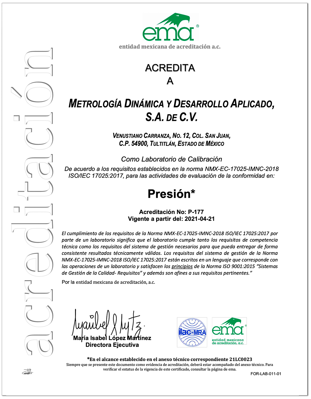 Presion